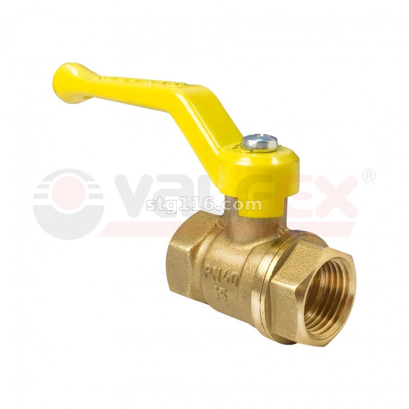 Кран лат шар ГАЗОВЫЙ 1/2 (15) В/В (рычаг)