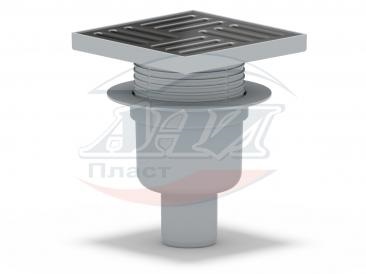 Трап кан. (50) верт регул. С НЕРЖ/РЕШ 150*150 (ТQ5712) СУХОЙ