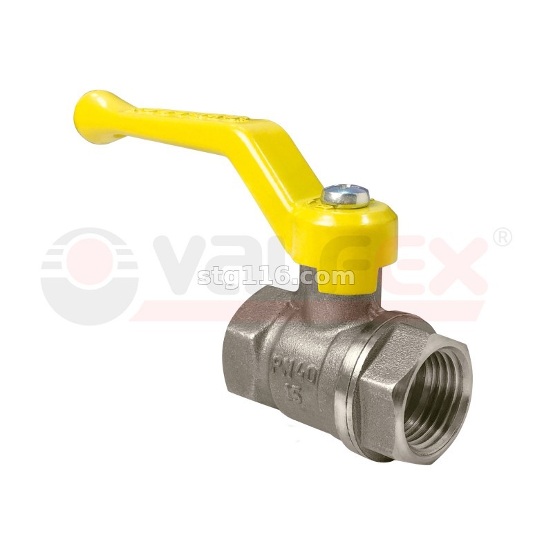 Кран лат шар ГАЗОВЫЙ 1/2" (15) В/В (бабочка)