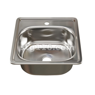 Мойка врез 38*38 (0,6) 15 см с сифоном