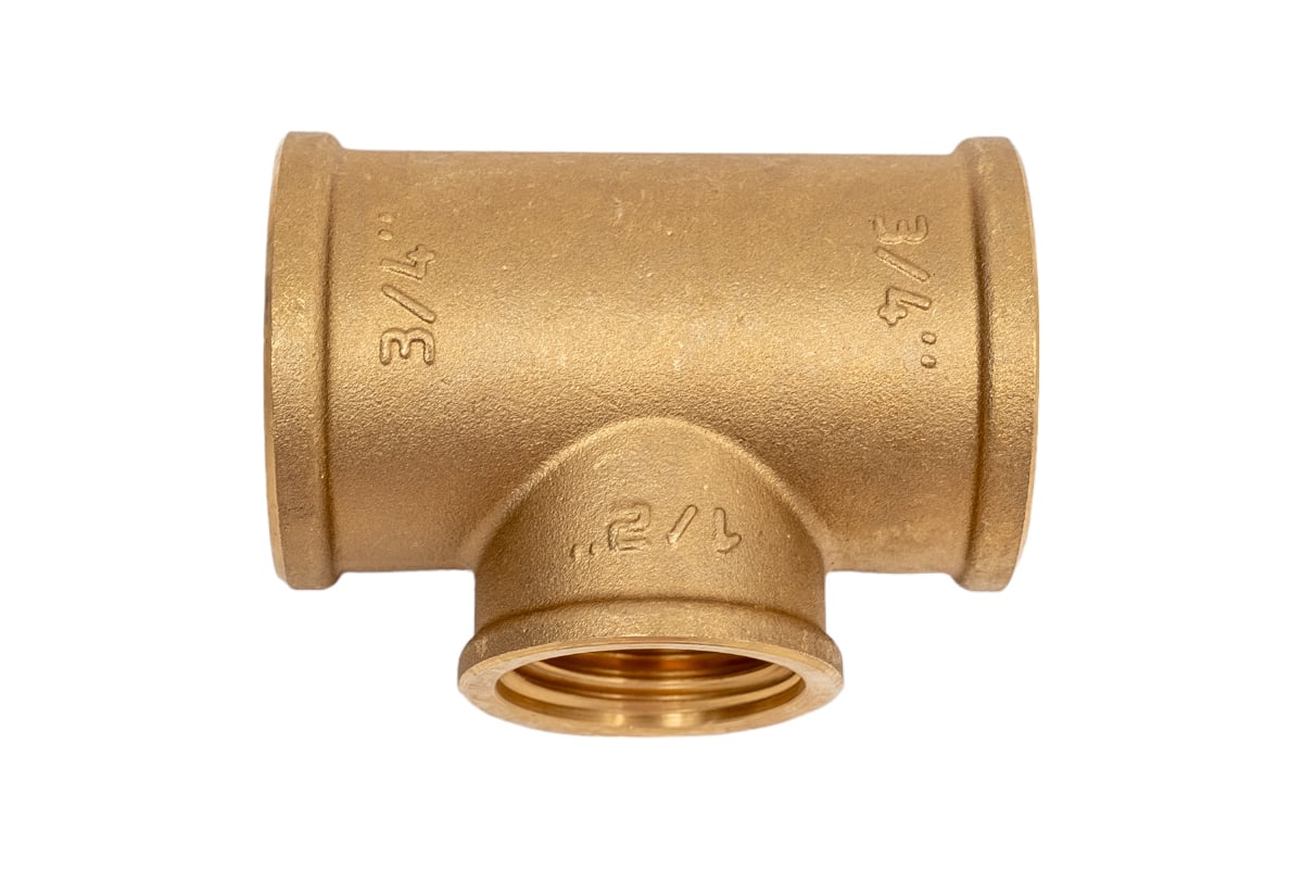 ТРОЙНИК лат. перех."1" х 3/4 х "1" Вн.р